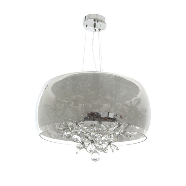 КРИСТАЛЕН ПОЛИЛЕЙ ХРОМ 6X40W LED 7X4W 4000K 1116 SMK