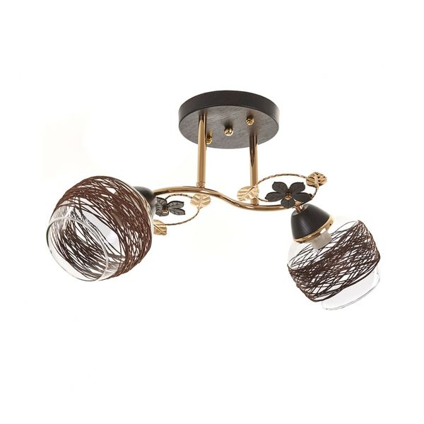 МЕТАЛЕН ПОЛИЛЕЙ ЗЛАТО 2X40W 1140/2 GD