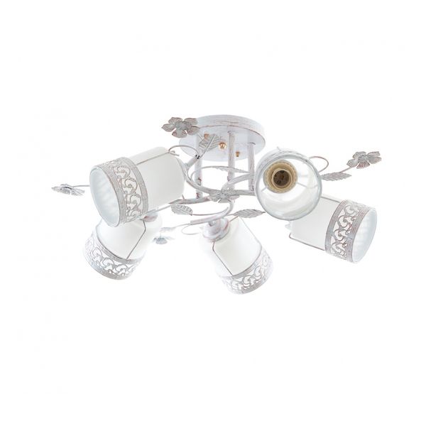 МЕТАЛЕН ПОЛИЛЕЙ ХРОМ 5X40W 1178/5 CH/RED