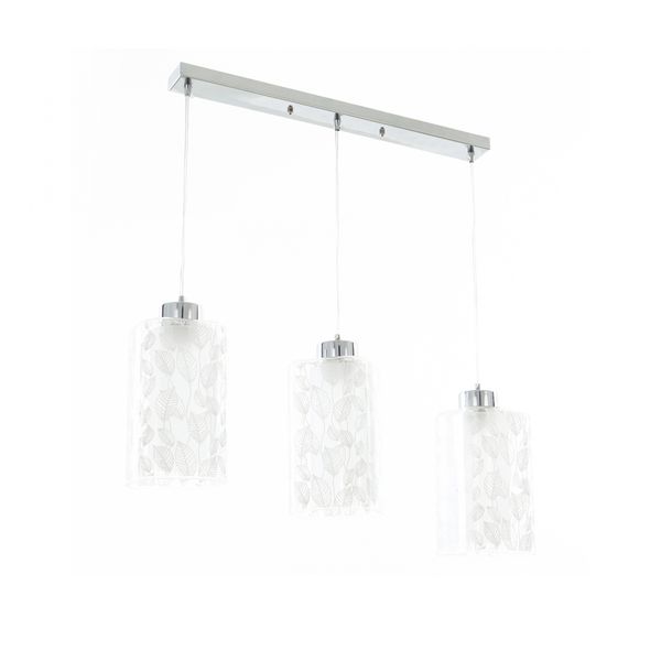 СТЪКЛЕН ПОЛИЛЕЙ ХРОМ 3X40W 1183/3