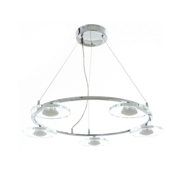 МЕТАЛЕН ПОЛИЛЕЙ ХРОМ LED 5X5W 3000K 1232/5