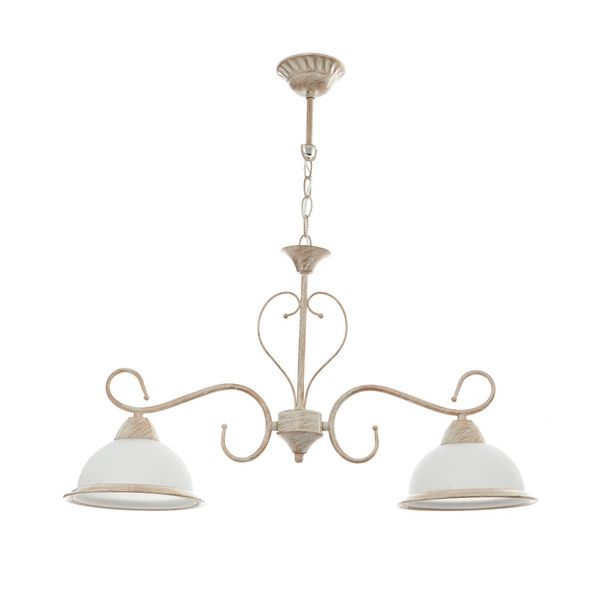 МЕТАЛЕН ПОЛИЛЕЙ БЯЛ 2X40W 1274/2