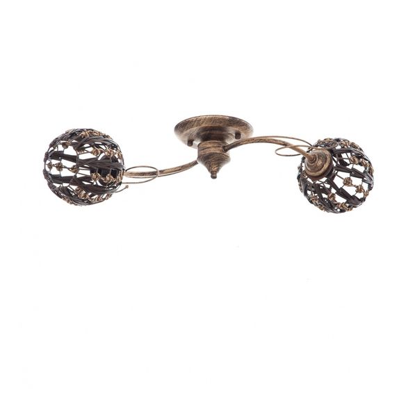 МЕТАЛЕН ПОЛИЛЕЙ КАФЯВ 2X40W 1281B/2 SBC