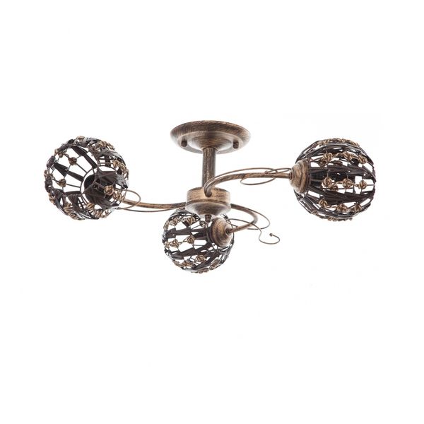 МЕТАЛЕН ПОЛИЛЕЙ КАФЯВ 3X40W 1281B/3 SBC