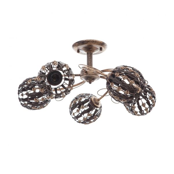 МЕТАЛЕН ПОЛИЛЕЙ КАФЯВ 5X40W 1281B/5 SBC