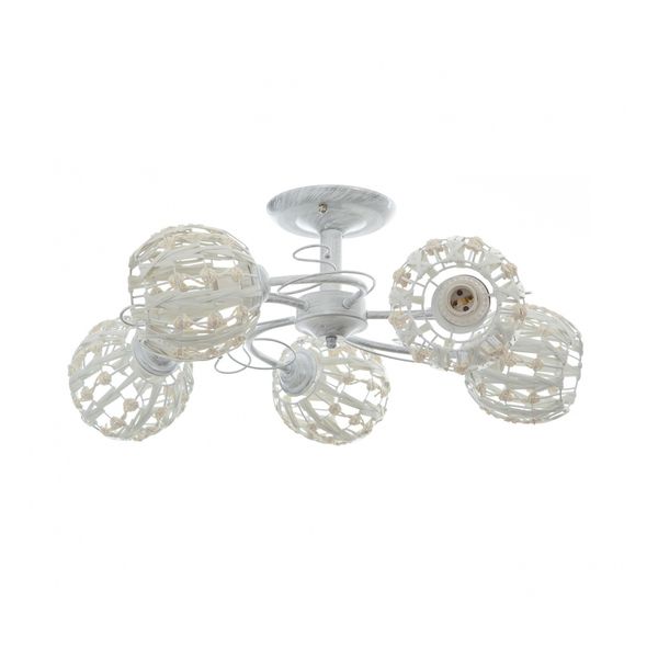 МЕТАЛЕН ПОЛИЛЕЙ БЯЛ 5X40W 1281B/5 SL