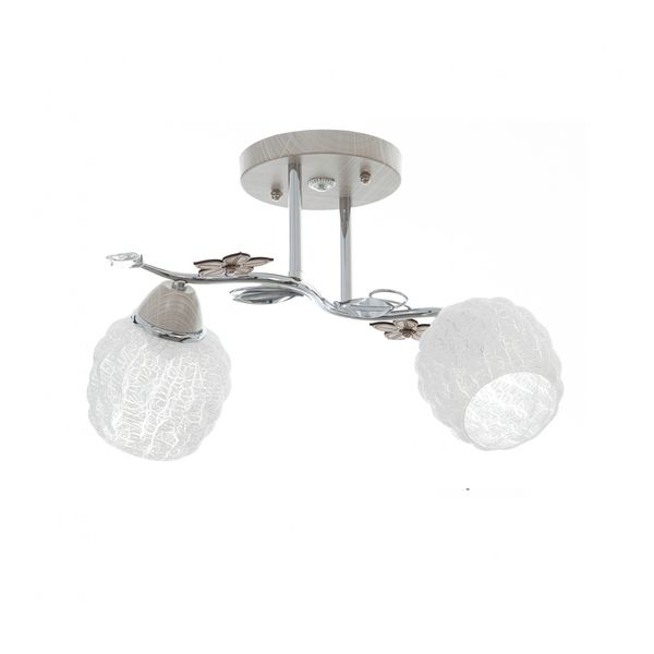 МЕТАЛЕН ПОЛИЛЕЙ ХРОМ 2X40W 1284/2 CH