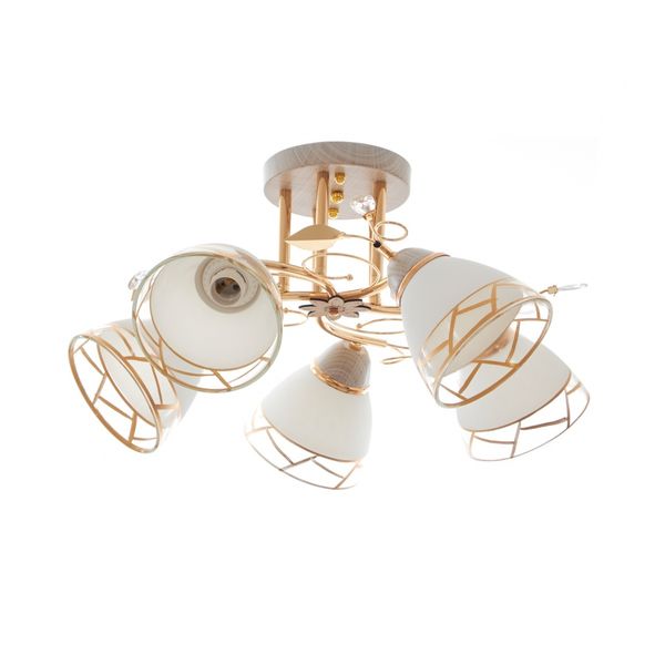 МЕТАЛЕН ПОЛИЛЕЙ ЗЛАТО 5X40W 1383/5 GD