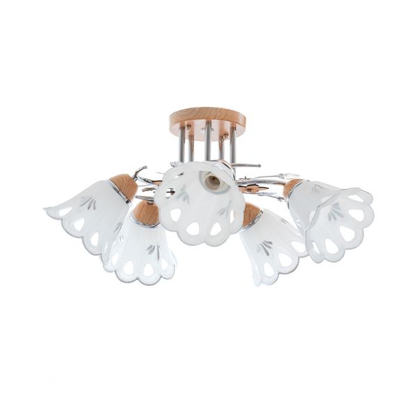 МЕТАЛЕН ПОЛИЛЕЙ ХРОМ 5X40W 1384/5 CH