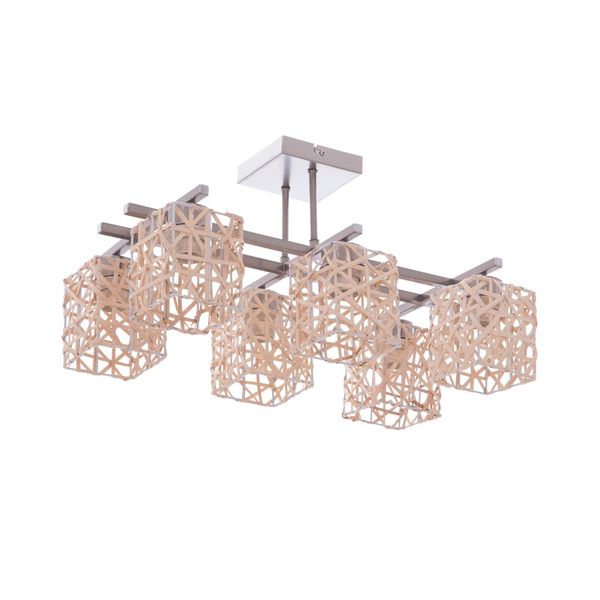 РАТАНОВ ПОЛИЛЕЙ ХРОМ 6X40W 1419/6WH