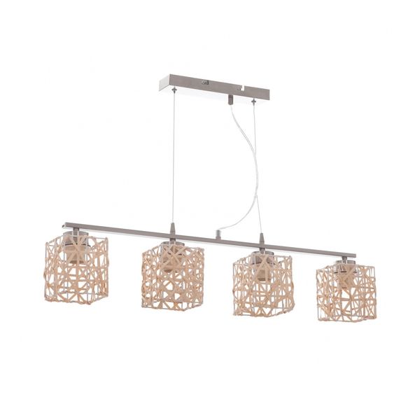 РАТАНОВ ПОЛИЛЕЙ ХРОМ 4X40W 1420/4 WH