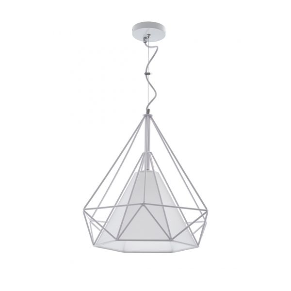 МЕТАЛЕН ПЕНДЕЛ БЯЛ 1X40W 1430/38 WH