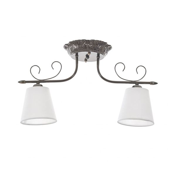 МЕТАЛЕН ПОЛИЛЕЙ СИВ 2X40W 1446/2 PB