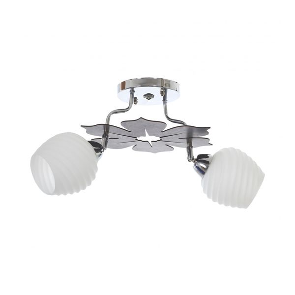 МЕТАЛЕН ПОЛИЛЕЙ ХРОМ 2X40W 1447/2 CH