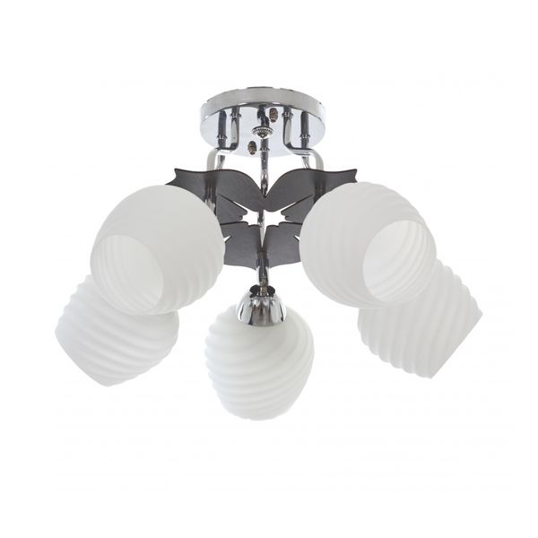 МЕТАЛЕН ПОЛИЛЕЙ ХРОМ 5X40W 1447/5 CH