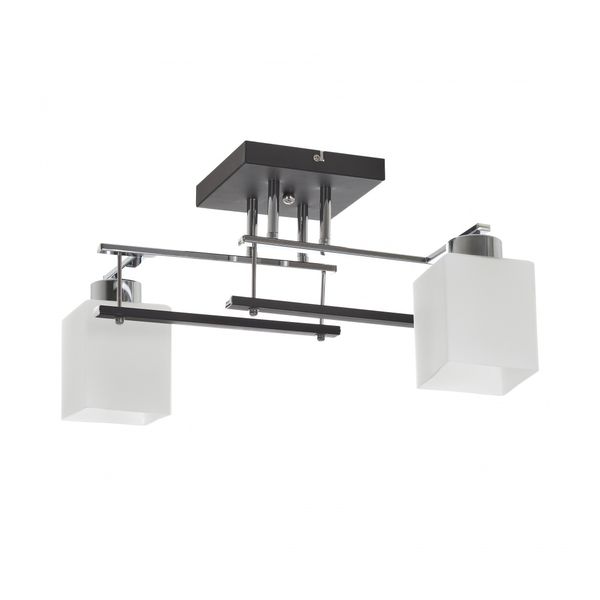 МЕТАЛЕН ПОЛИЛЕЙ ТЪМНО КАФЯВ 2X40W 1454/2 CF