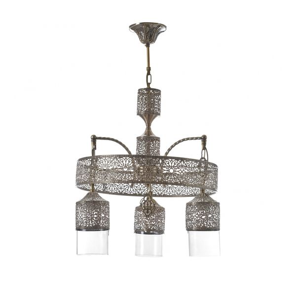 МЕТАЛЕН ПОЛИЛЕЙ БРОНЗ 3X40W 1527/3 QG