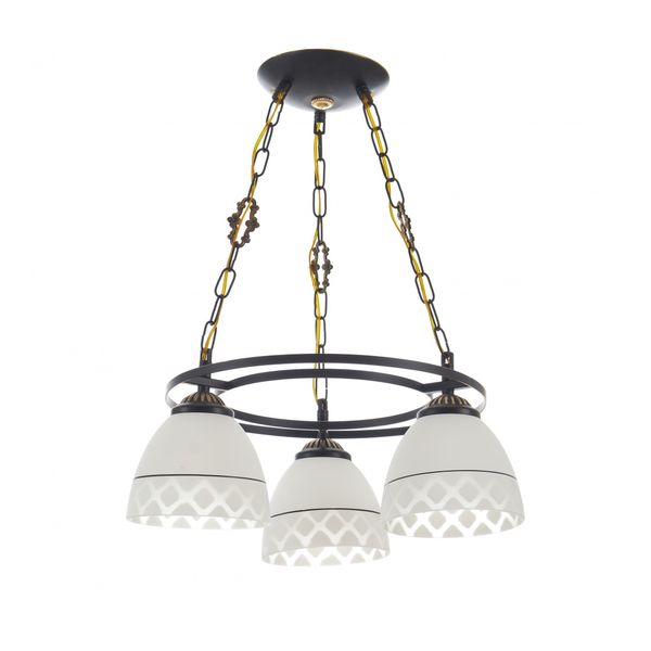 МЕТАЛЕН ПОЛИЛЕЙ ЧЕРЕН 3X40W 1528/3 BK