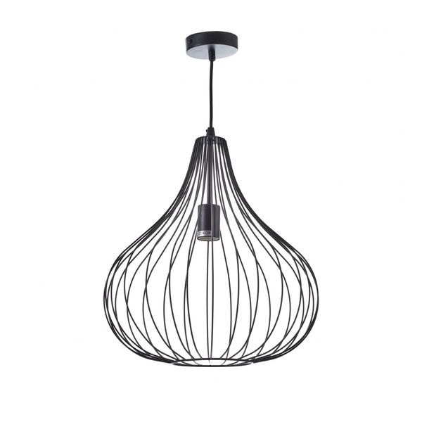 МЕТАЛЕН ПЕНДЕЛ ЧЕРЕН 1X40W 1572 BK