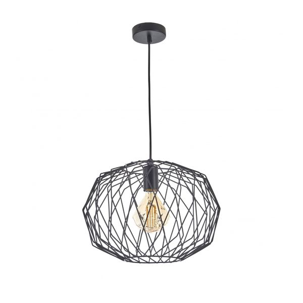 МЕТАЛЕН ПЕНДЕЛ ЧЕРЕН 1X40W 1575 BK