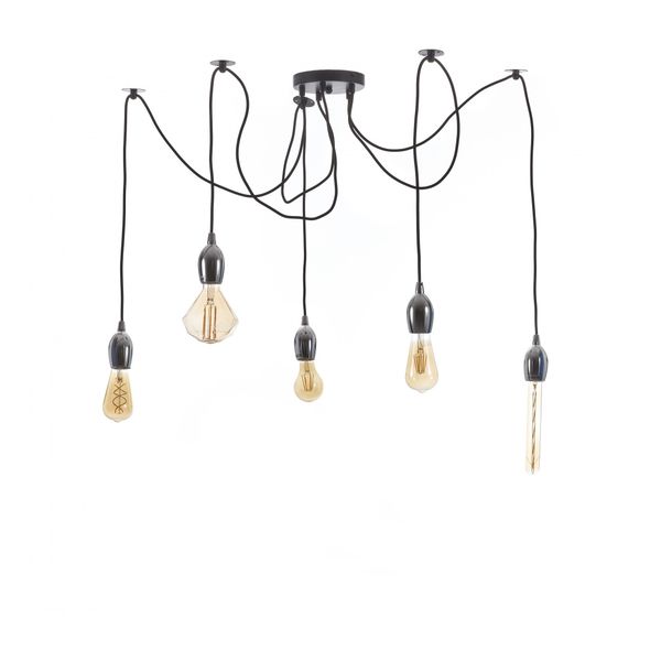 МЕТАЛЕН ПОЛИЛЕЙ ХРОМ 5X40W 1586 CH