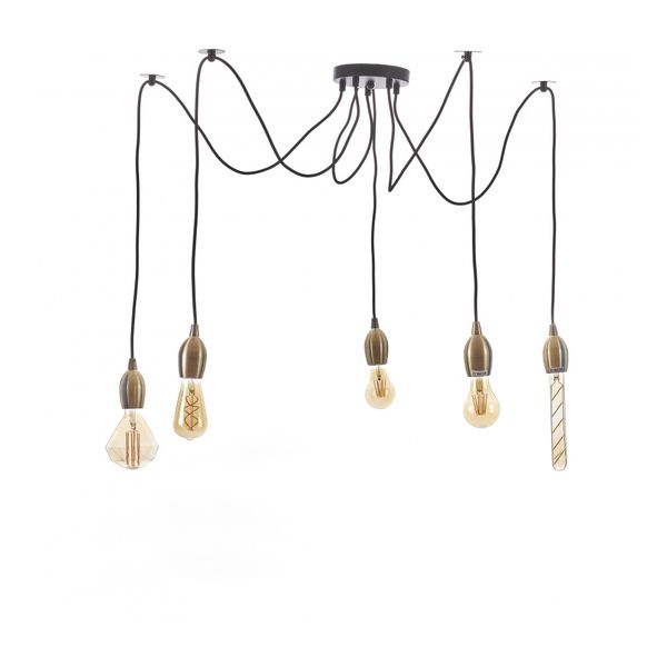 МЕТАЛЕН ПОЛИЛЕЙ БРОНЗ 5X40W 1586 QG