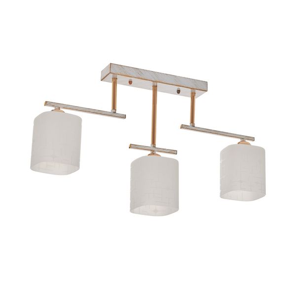 МЕТАЛЕН ПОЛИЛЕЙ ЗЛАТО+БЯЛО 3X40W 1736/3