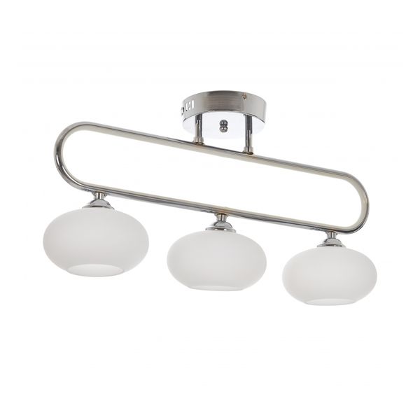 МЕТАЛЕН ПОЛИЛЕЙ ХРОМ 3X40W+LED 18W 4000K 1740/3 CH