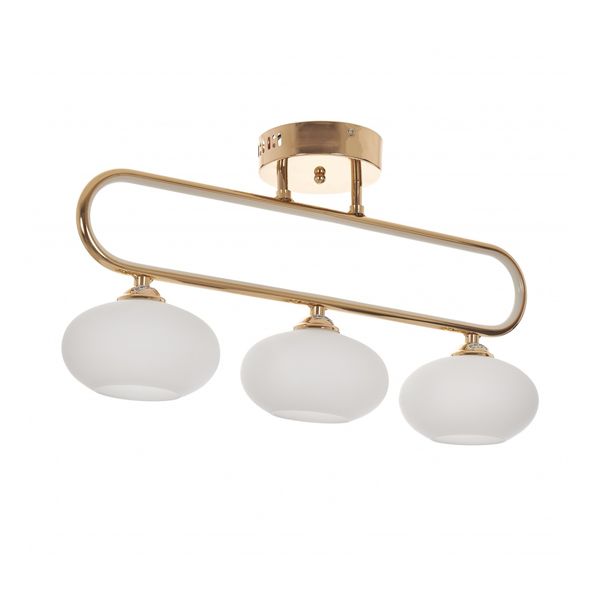 МЕТАЛЕН ПОЛИЛЕЙ ЗЛАТО 3X40W+LED 18W 4000K 1740/3 GD