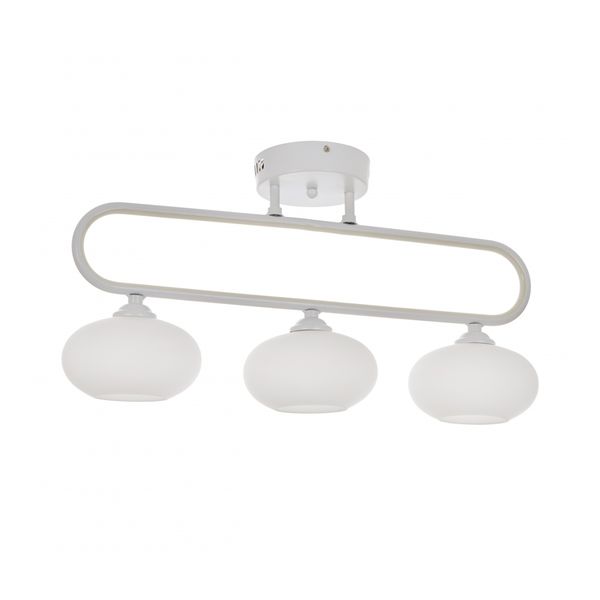 МЕТАЛЕН ПОЛИЛЕЙ БЯЛ 3X40W+LED 18W 4000K 1740/3 WH