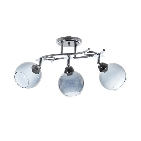СТЪКЛЕН ПОЛИЛЕЙ ХРОМ 3X40W 1757/3 CH