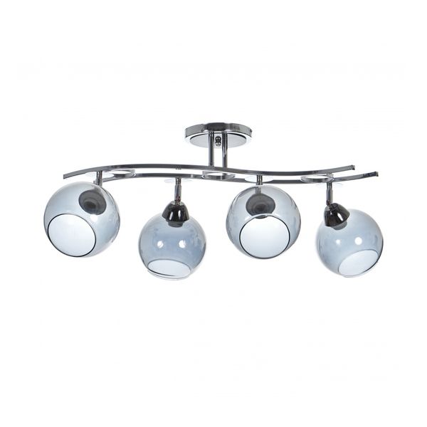 СТЪКЛЕН ПОЛИЛЕЙ ХРОМ 4X40W 1757/4 CH