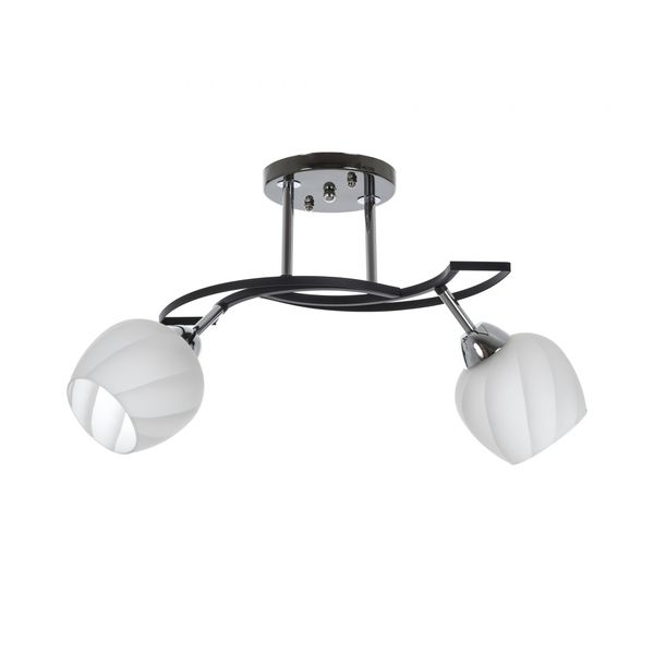 МЕТАЛЕН ПОЛИЛЕЙ ТЪМНО СИВ 2X40W 1762/2 BP