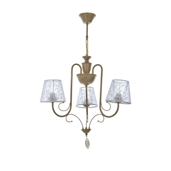 МЕТАЛЕН ПОЛИЛЕЙ КРЕМ 3X40W 1766/3 YG