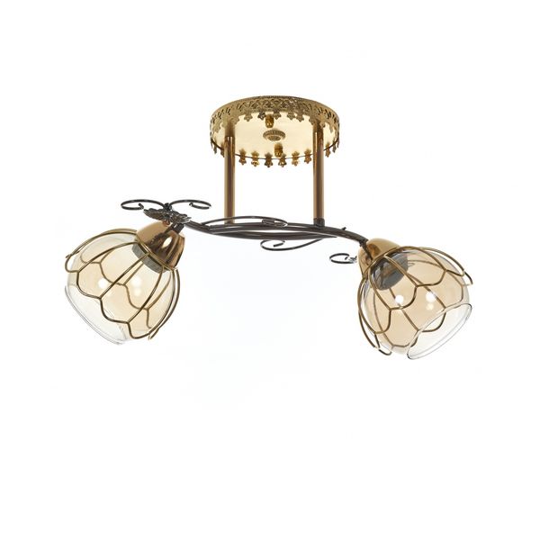 МЕТАЛЕН ПОЛИЛЕЙ ЗЛАТО 2X40W 1767/2 GD