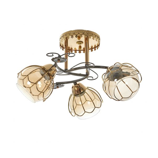 МЕТАЛЕН ПОЛИЛЕЙ ЗЛАТО 3X40W 1767/3 GD