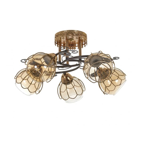 МЕТАЛЕН ПОЛИЛЕЙ ЗЛАТО 5X40W 1767/5 GD