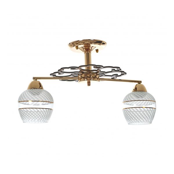 МЕТАЛЕН ПОЛИЛЕЙ ЗЛАТО 2X40W 1770/2 GD