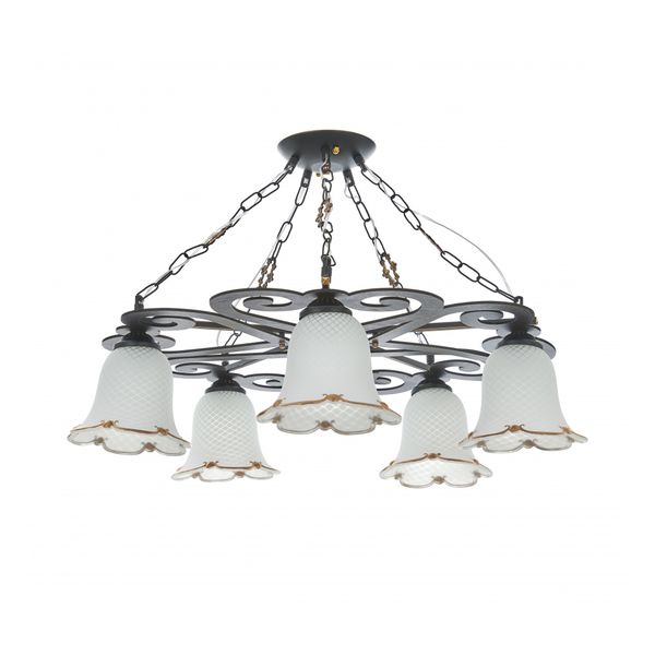 МЕТАЛЕН ПОЛИЛЕЙ ЧЕРЕН 5X40W 1777/5 BK