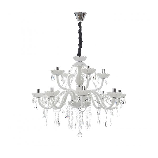 КРИСТАЛЕН ПОЛИЛЕЙ БЯЛ 12X40W 1796/12 WH