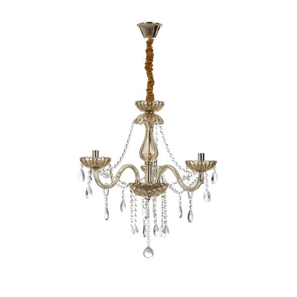 КРИСТАЛЕН ПОЛИЛЕЙ ЗЛАТО 3X40W 1796/3 GD