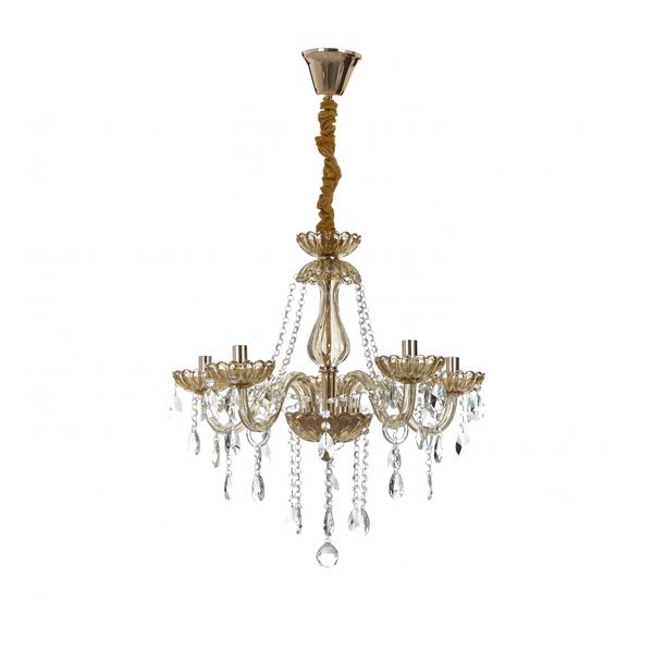 КРИСТАЛЕН ПОЛИЛЕЙ ЗЛАТО 5X40W 1796/5 GD