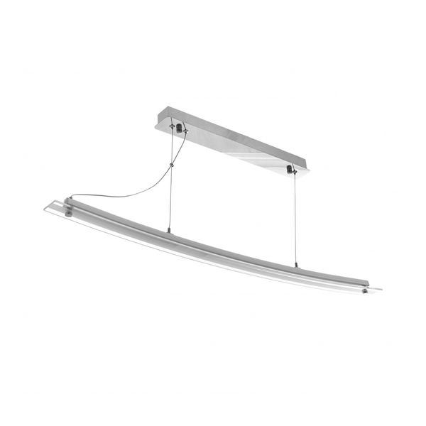 СТЪКЛЕН ПОЛИЛЕЙ ХРОМ LED 18W 4000K 1840/18W