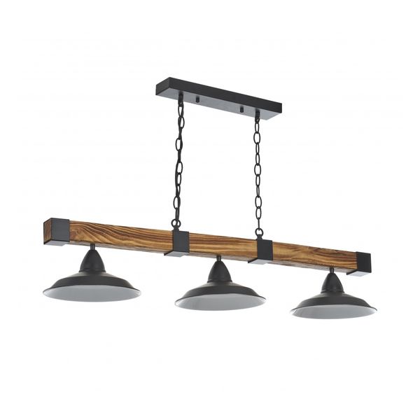 ПОЛИЛЕЙ ОТ ДЪРВО ЧЕРЕН 3X40W 1869/3