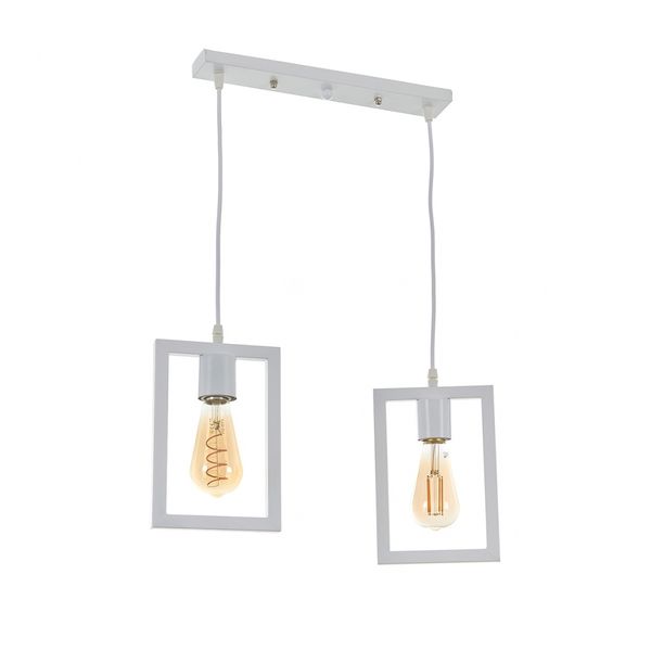 МЕТАЛЕН ПОЛИЛЕЙ БЯЛ 2X40W 1998/2 WT