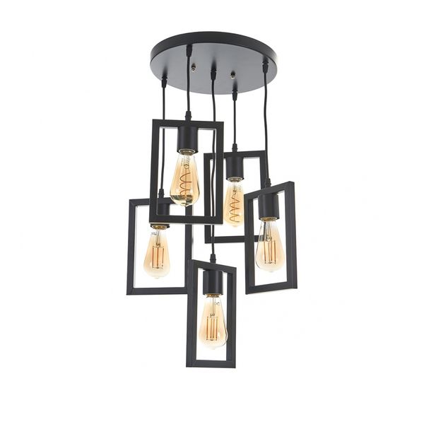 МЕТАЛЕН ПОЛИЛЕЙ ЧЕРЕН 5X40W 1998/5 BK