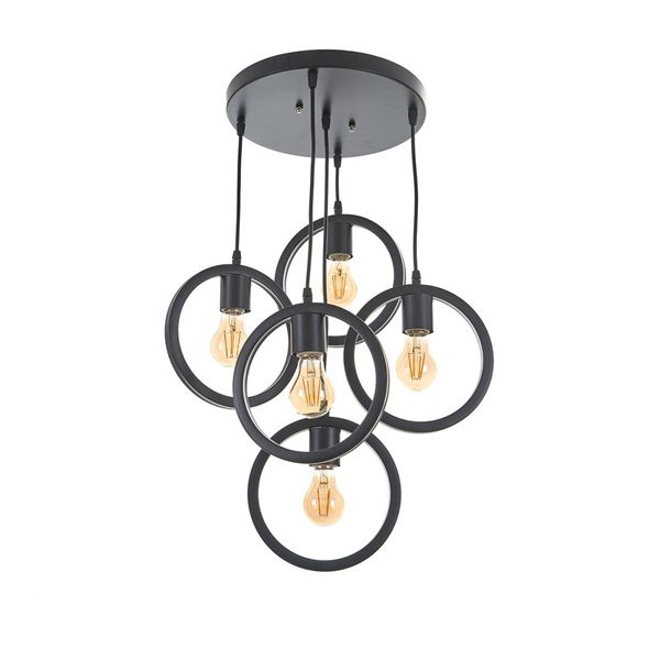 МЕТАЛЕН ПОЛИЛЕЙ ЧЕРЕН 5X40W 2001/5 BK