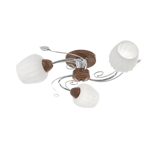 СТЪКЛЕН ПОЛИЛЕЙ ХРОМ 3X40W 2002/3 CH/GW