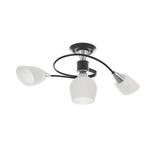 СТЪКЛЕН ПОЛИЛЕЙ ЧЕРЕН 3X40W 2003/3 BK