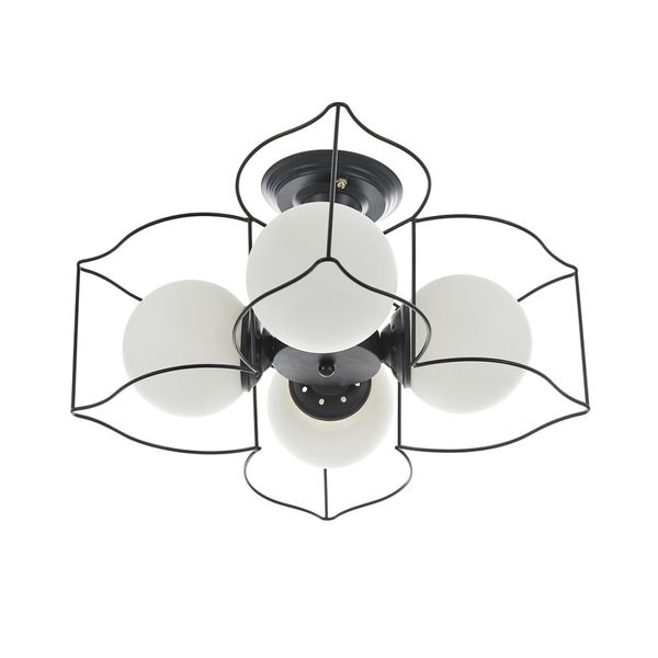 СТЪКЛЕН ПОЛИЛЕЙ ЧЕРЕН 4X40W 2004/4 BK